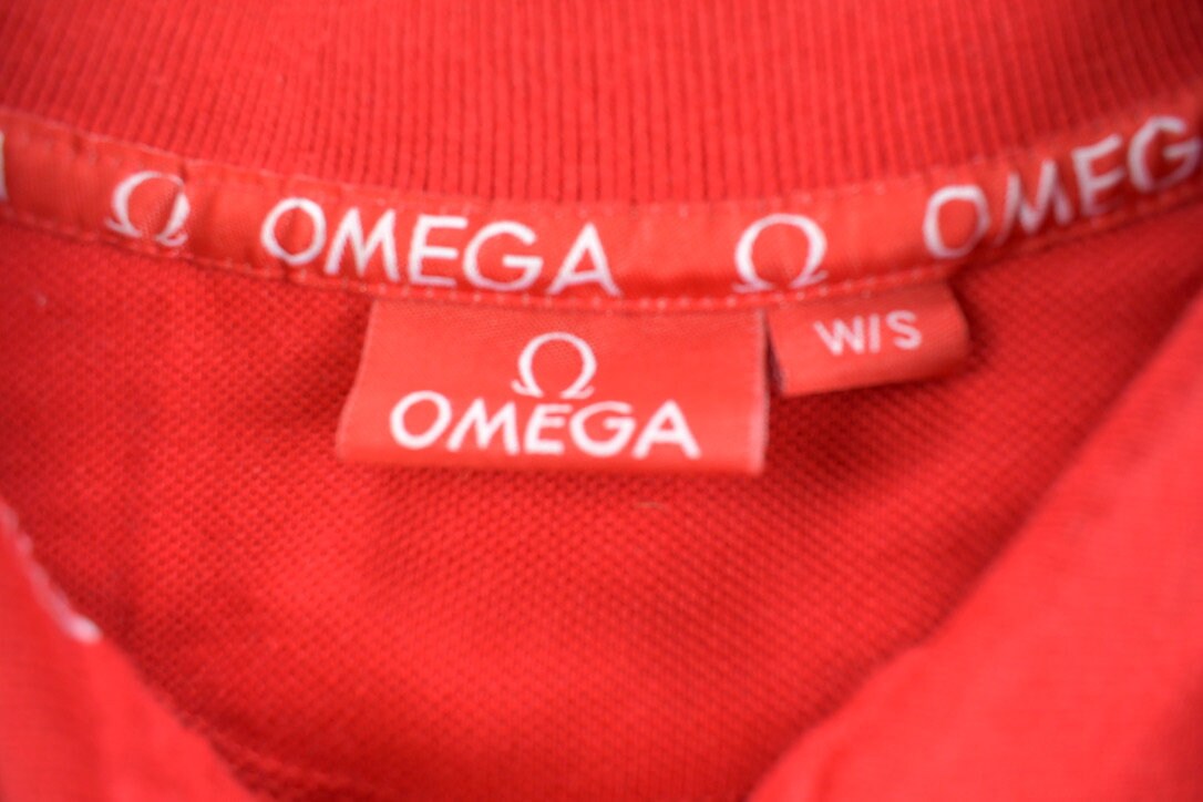 Vintage 1990s Red Omega Button Up Shirt