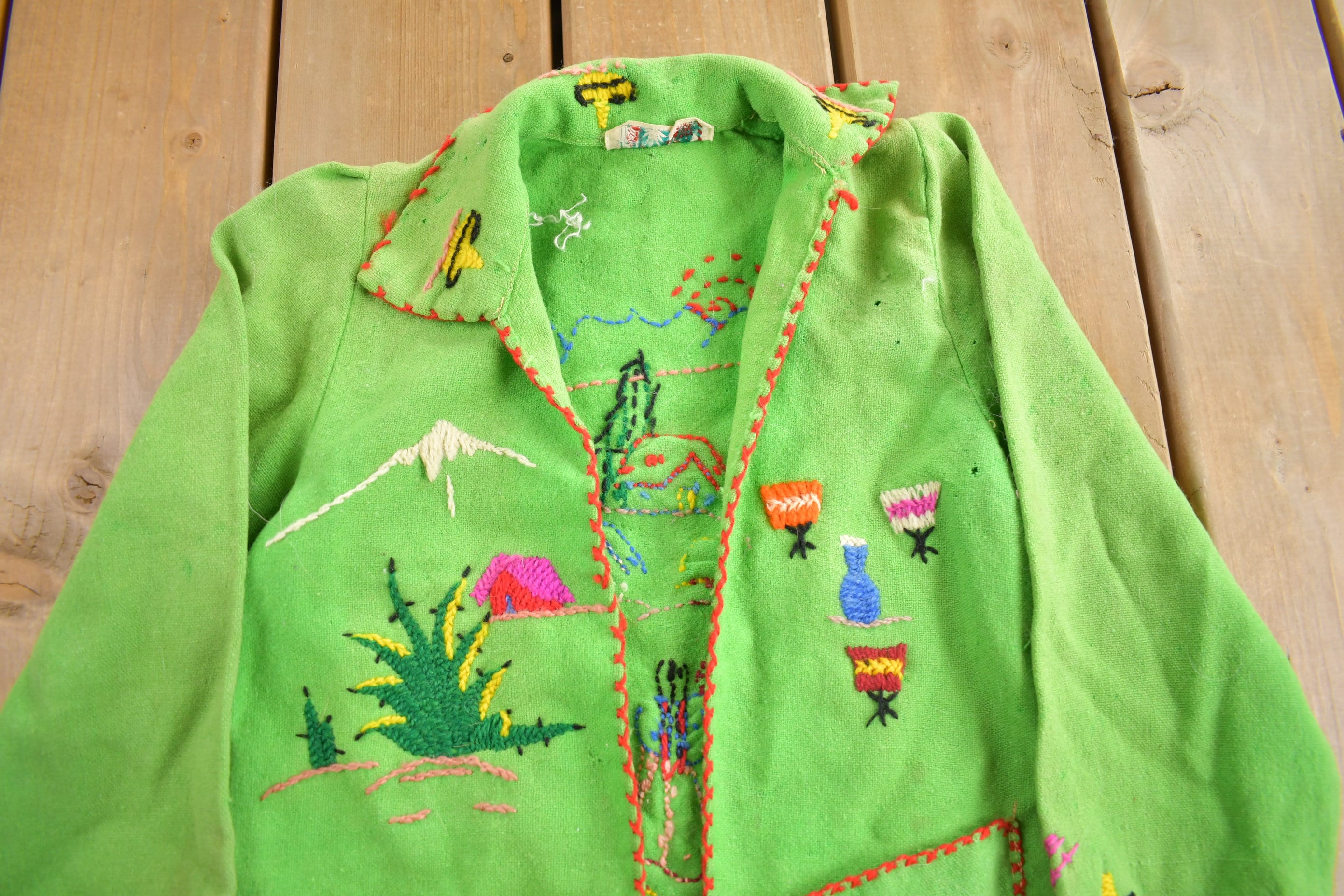 Vintage 1950s Mexican Embroidered Souvenir Jacket – LOST BOYS VINTAGE