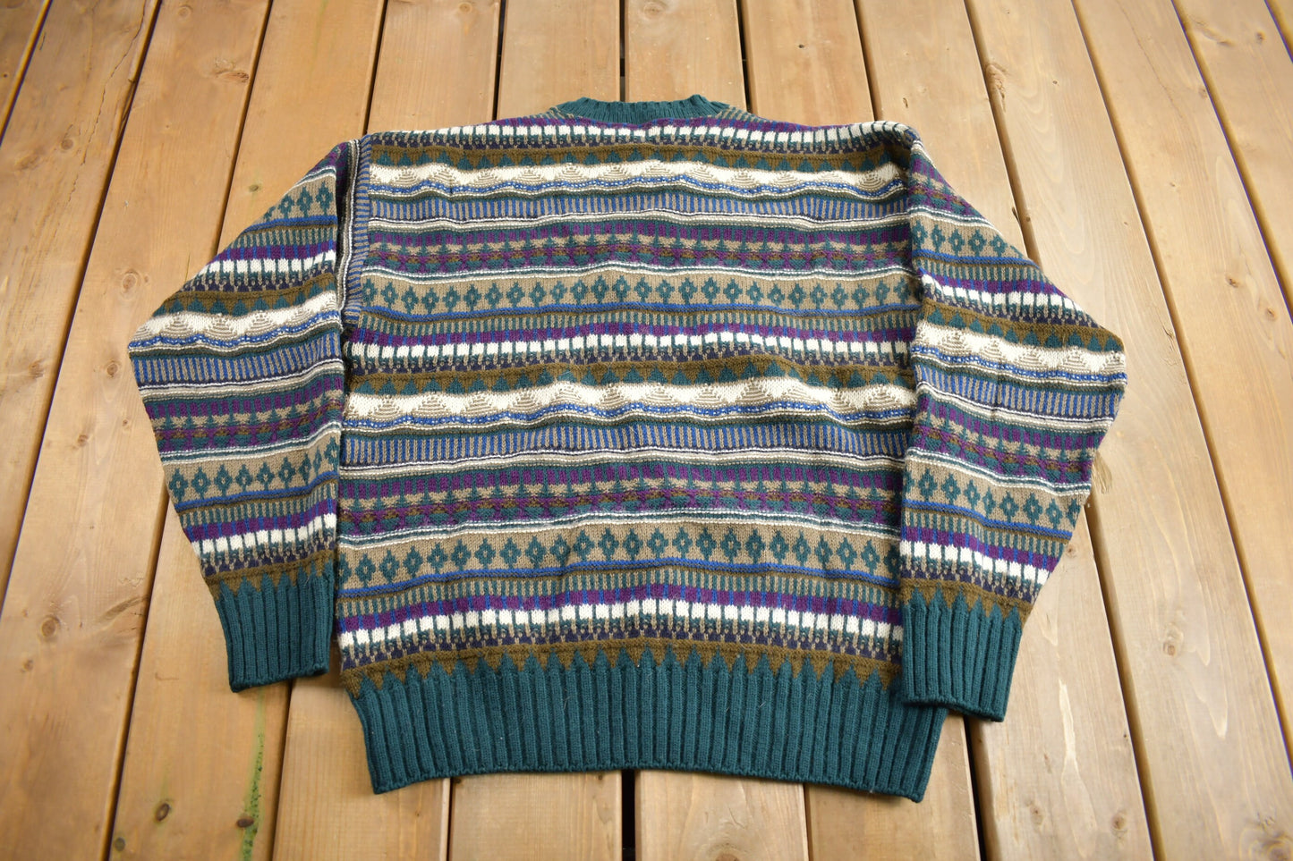 Vintage 1990s Pendleton Striped Knit Sweater