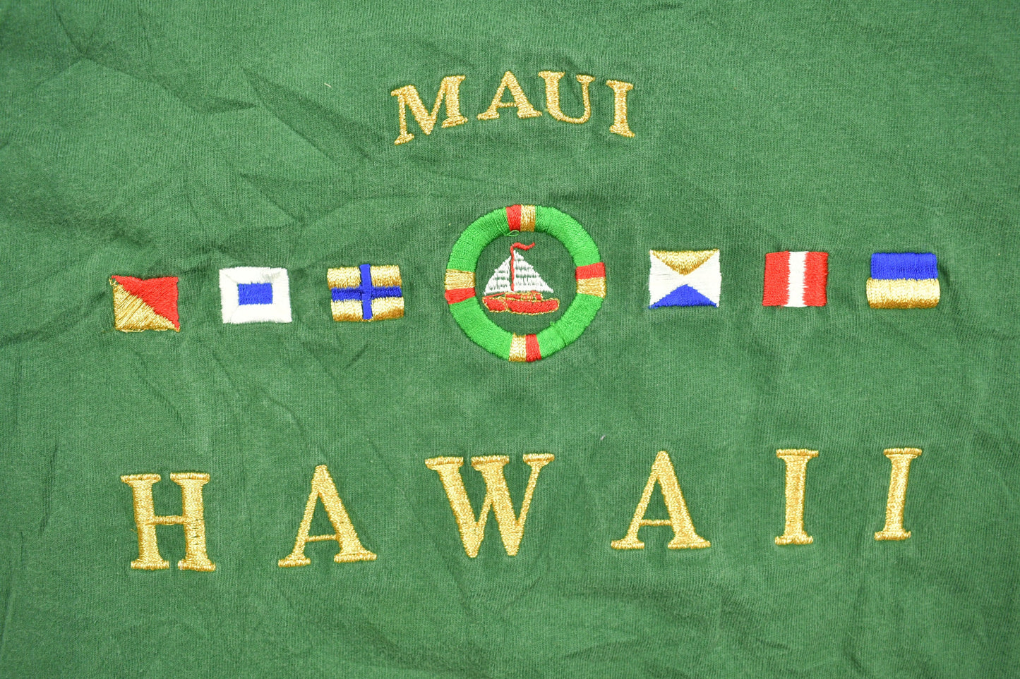 Vintage 1990s Hawaii Maui Souvenir T Shirt / Streetwear / Made In USA / Vacation Tee / Travel T Shirt / Hawaiian Shirt / Maui Shirt / USA