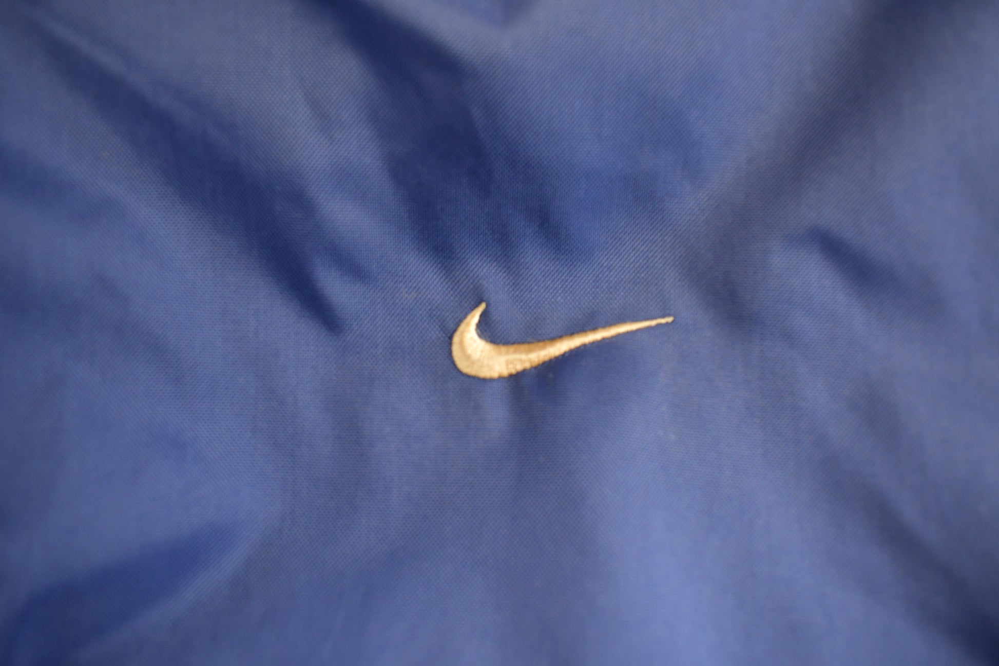 Vintage 1990s Nike Long Winter Jacket Big Swoosh on Back