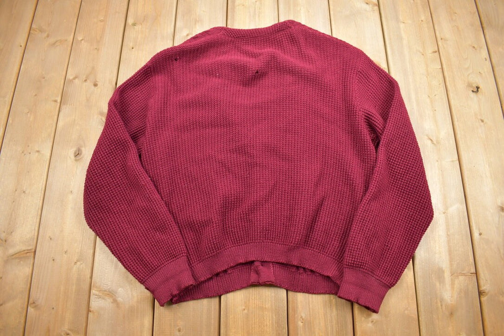 Vintage 1960s The Loft Wool Knit Cardigan Sweater