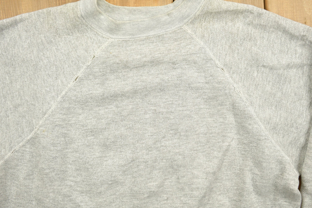 Vintage 1960s Blank Grey Raglan Sweatshirt
