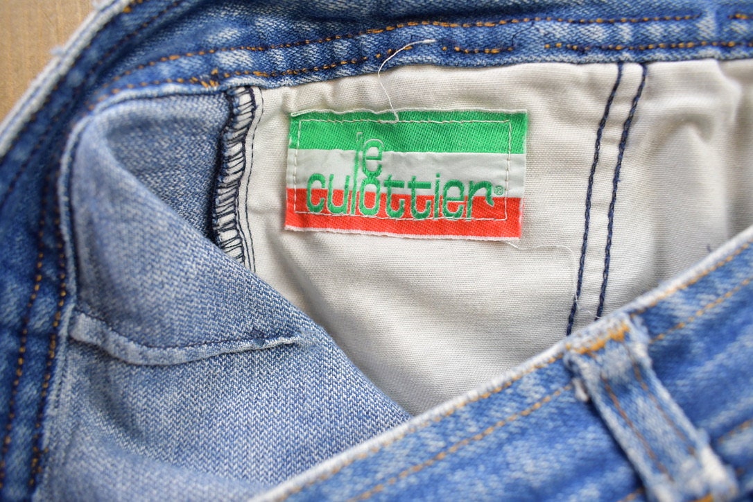 Vintage 1970s Halloween Bellbottom Jeans Size 30x32