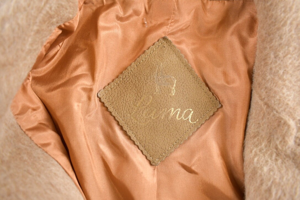 Vintage 1970's Lama Fur Coat