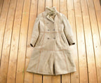 Vintage 1970's Montreal Leather Garment Fur Coat