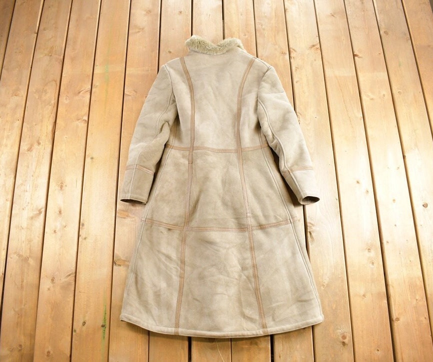Vintage 1970's Montreal Leather Garment Fur Coat