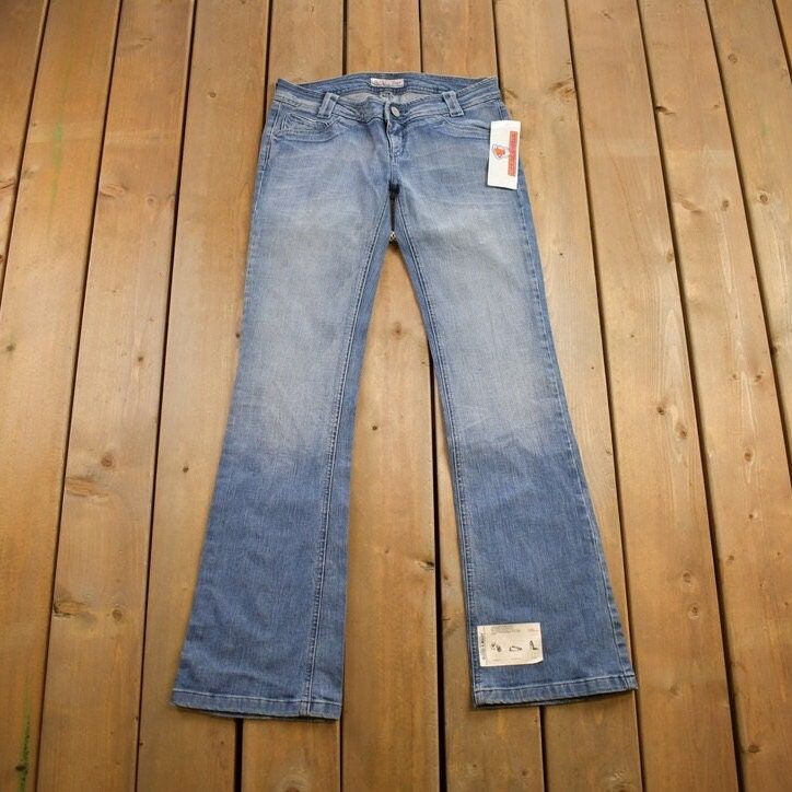 Vintage 1990s 'Guido & Mary' Belle Bottom Jeans Size 33x33