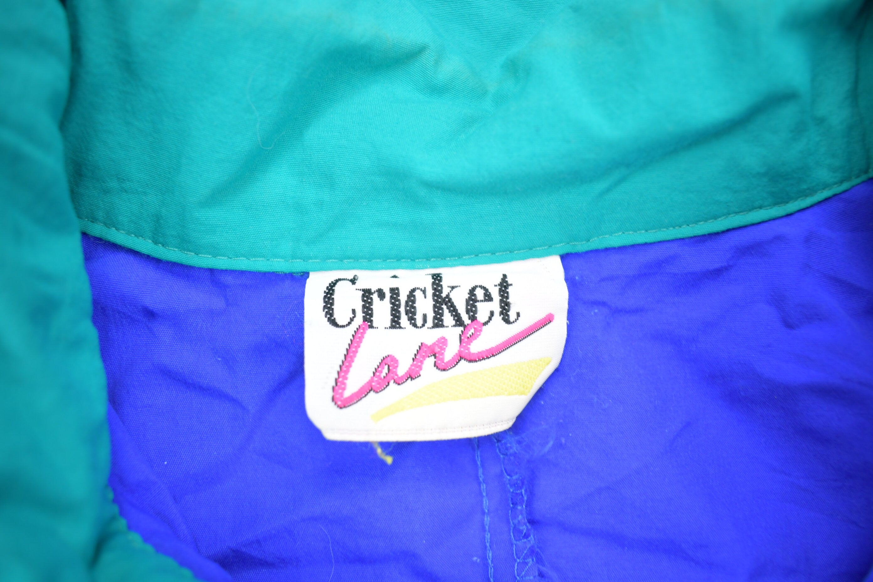 Vintage 1980s Cricket Lane Windbreaker Jacket