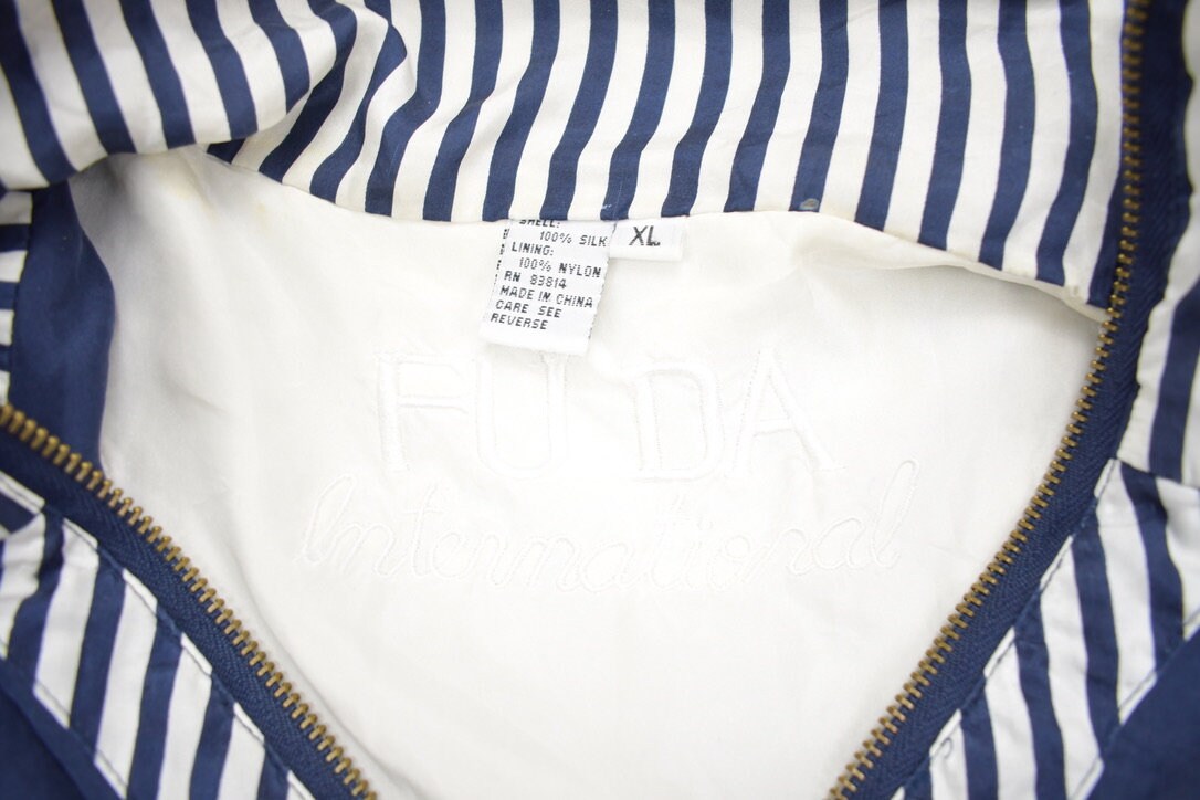 Vintage 1990s 'FUDA' Zip Up Windbreaker