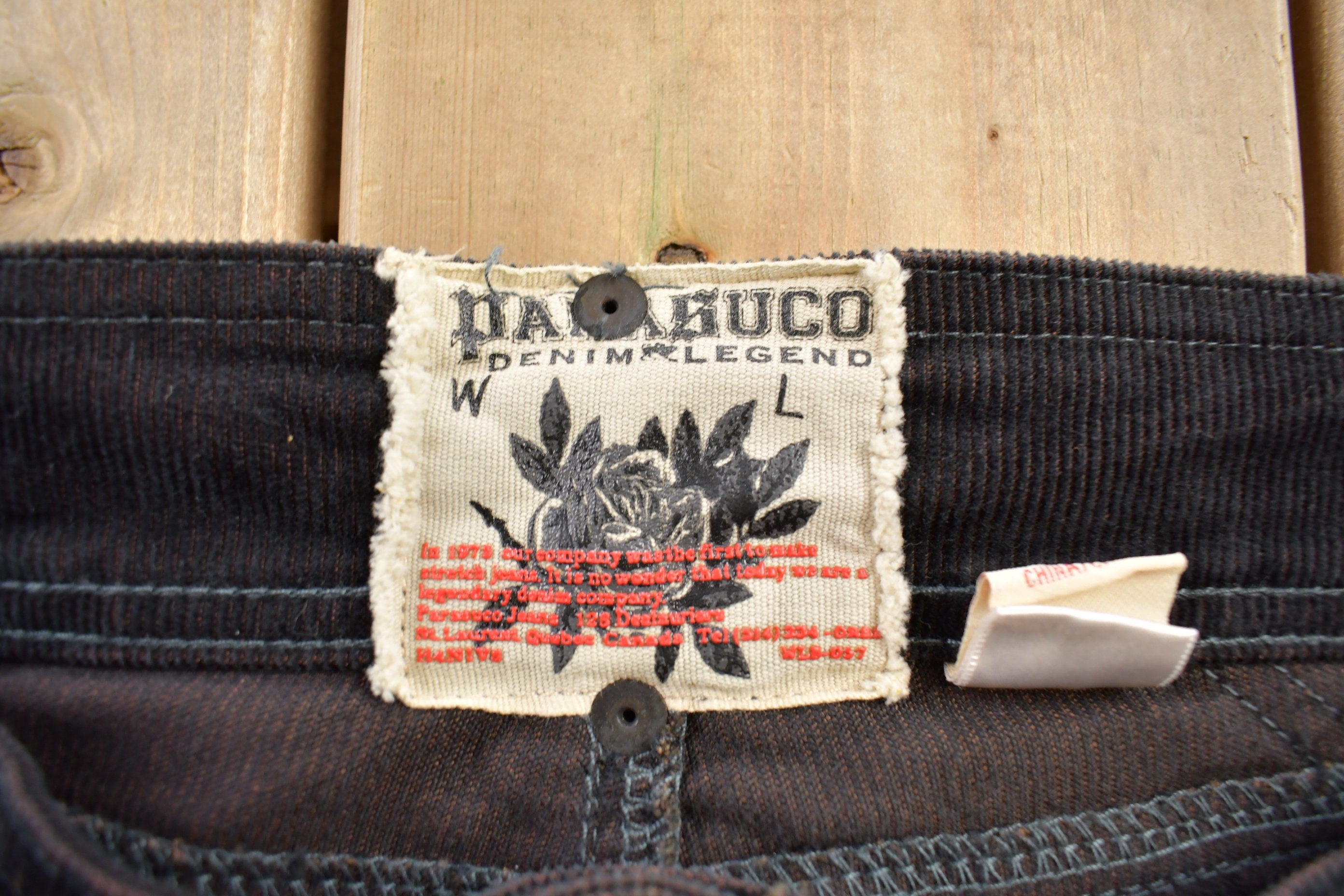 Vintage 1990s 'Parasuco' Bootcut Jeans Size 36x33