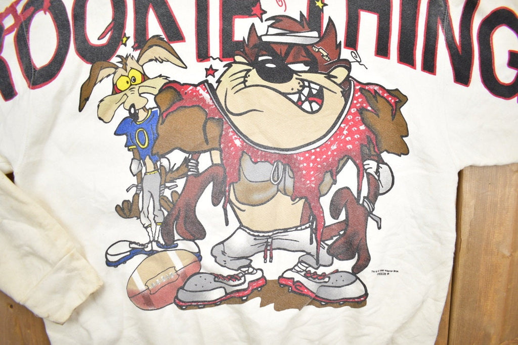 Vintage 1990s Looney Tunes Its A Rookie Thing Crewneck