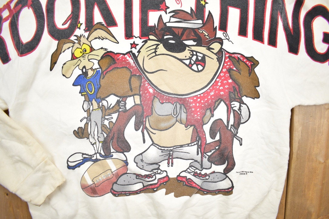 Vintage 1990s Looney Tunes Its A Rookie Thing Crewneck