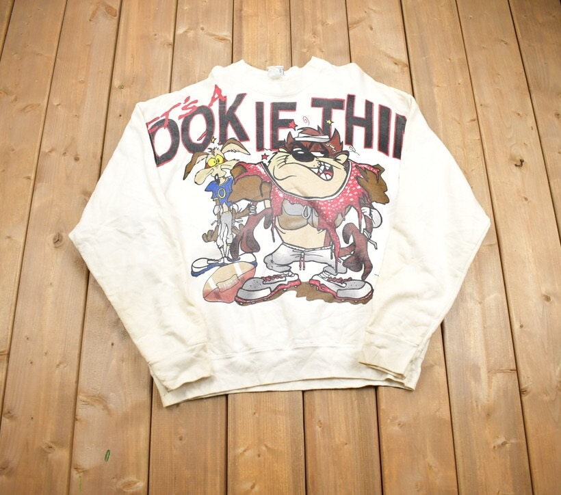 Vintage 1990s Looney Tunes Its A Rookie Thing Crewneck