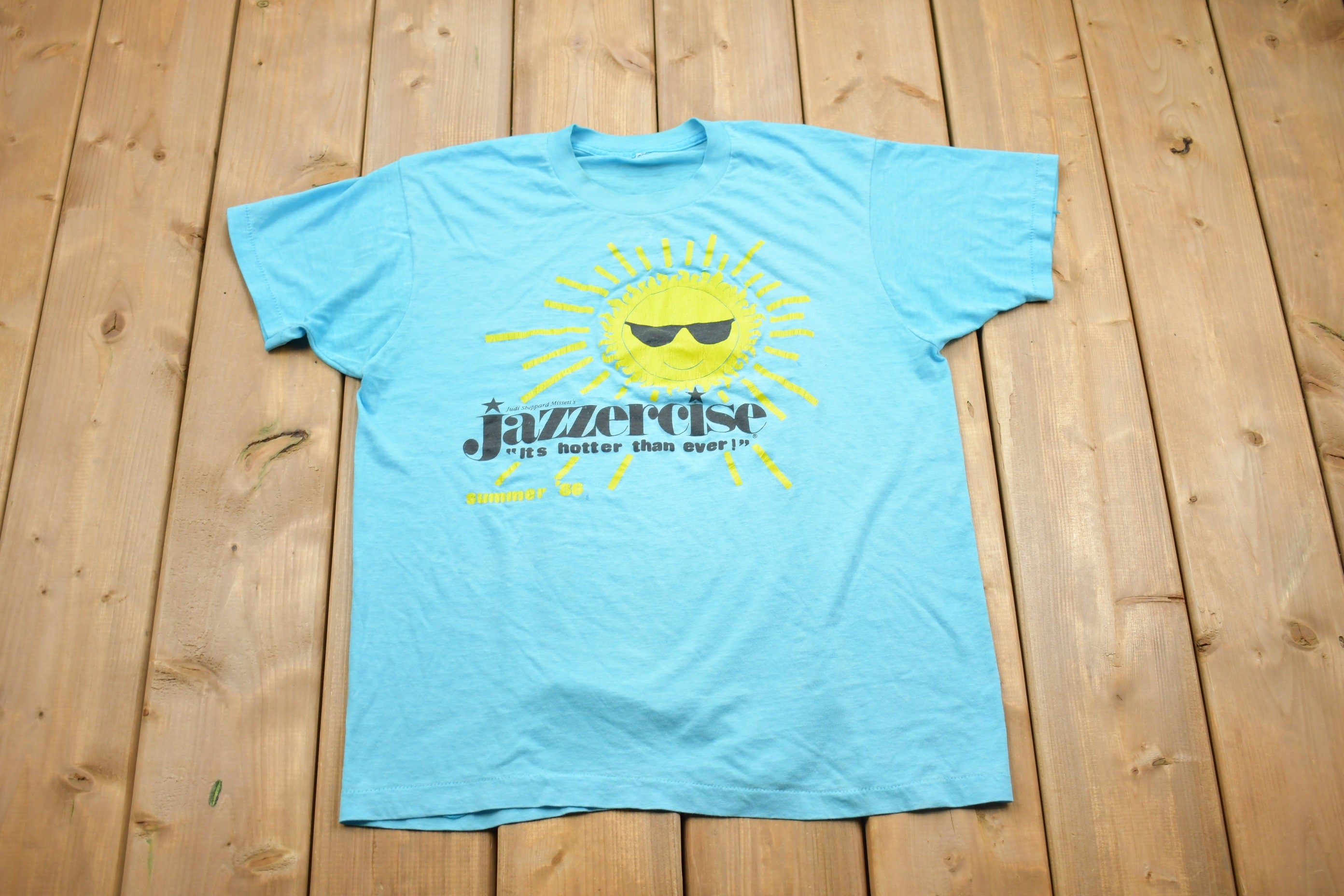 Vintage 1980's Jazzercise Summer 1986 T Shirt