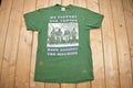 Vintage 1990s Rage Against The Machine We Support Our Troops Band T-Shirt