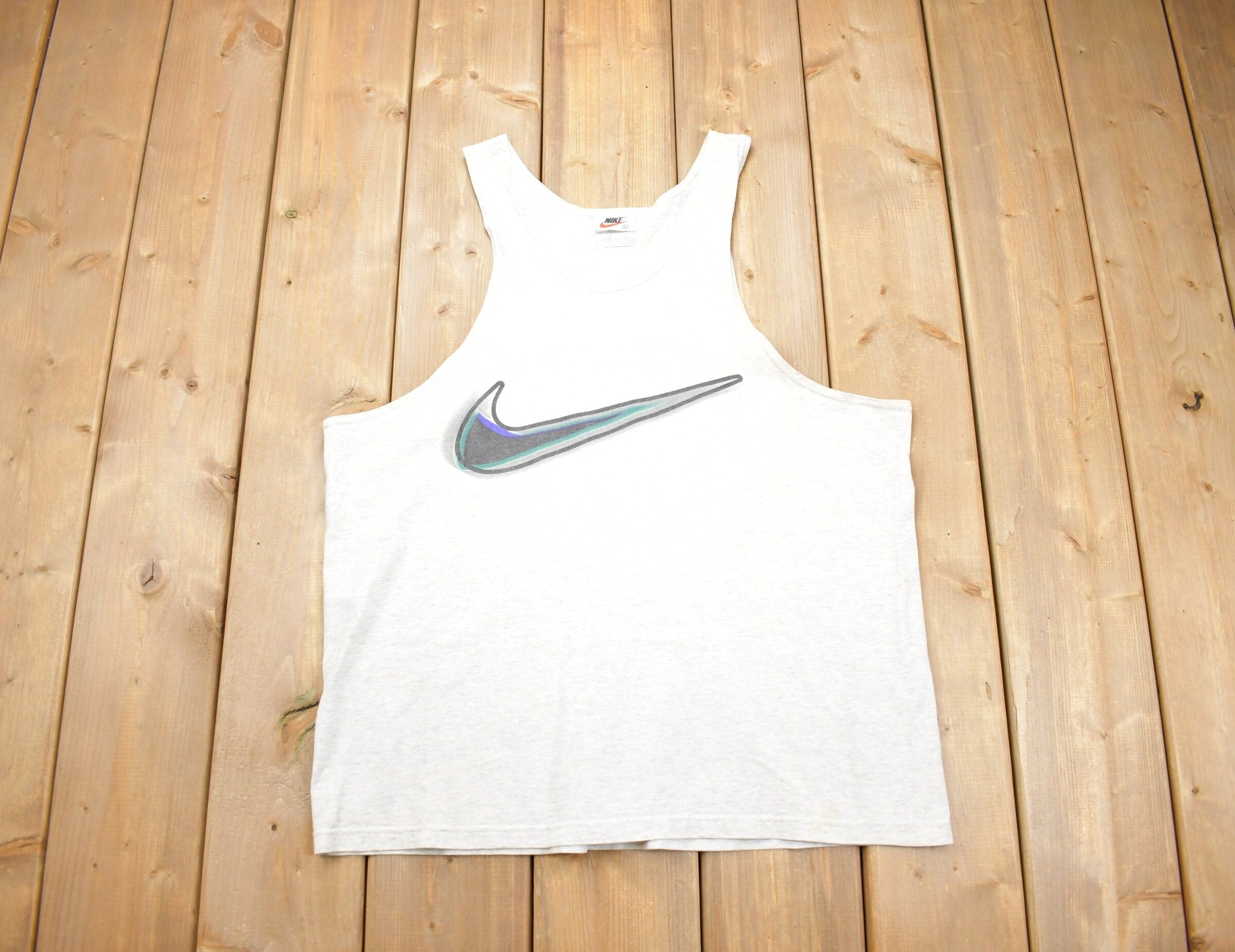 Vintage 1990s Nike Big Swoosh Tank Top