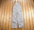 Vintage 1970s Big Mac Hickory Striped Bib Overalls