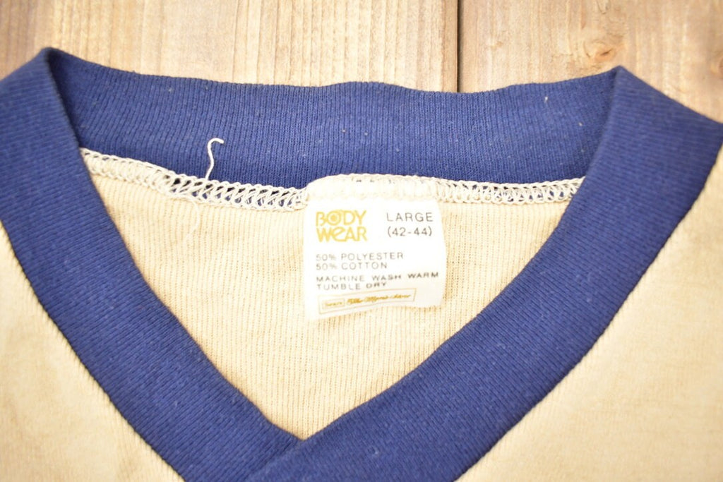 Vintage 1970s Bodywear By Sears V-Neck Sweatshirt