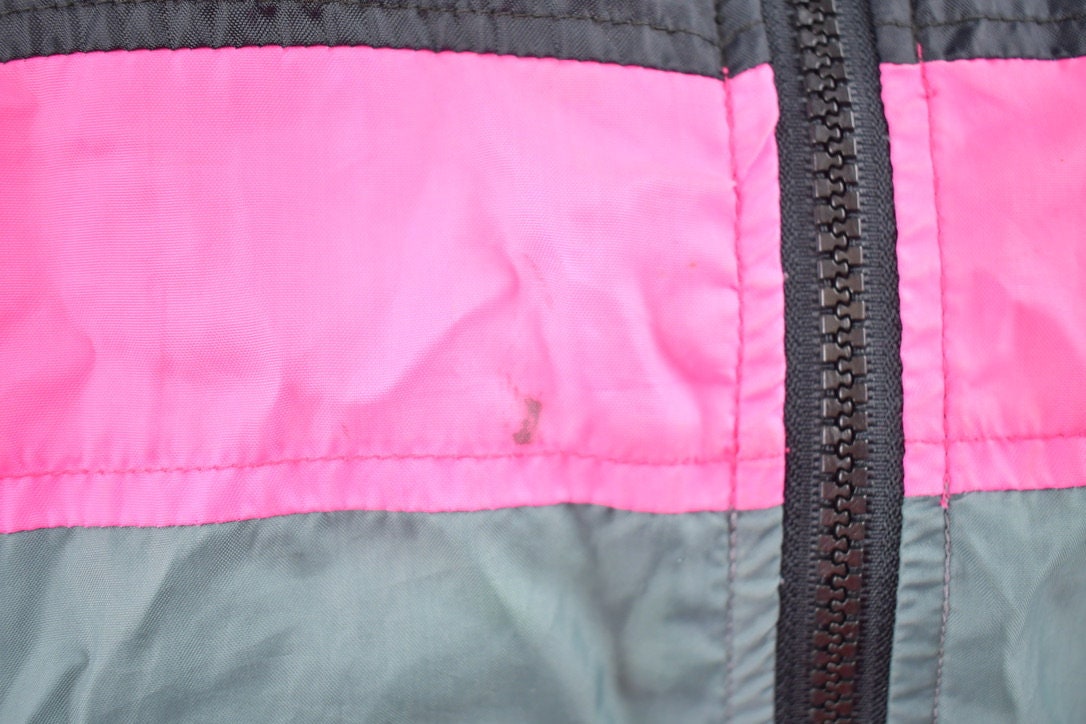 Vintage 1990s Ocean Pacific Color Block Zip Up Windbreaker