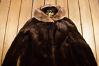 Vintage 1960s Beaver Fur Coat