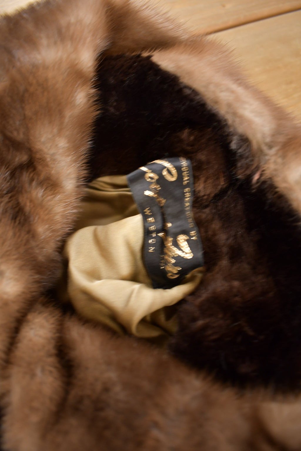 Vintage 1960s Beaver Fur Coat