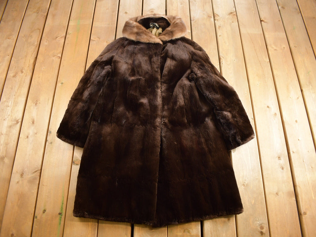 Vintage 1960s Beaver Fur Coat