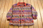 Vintage 1990s Kathryn Deene Blanket Style Hoop Jacket Jacket