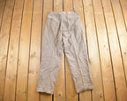 Vintage 1960's Grey Wool Trousers Size 32x29