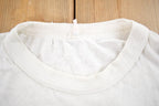 Vintage 1970s Rough Plain White T-Shirt