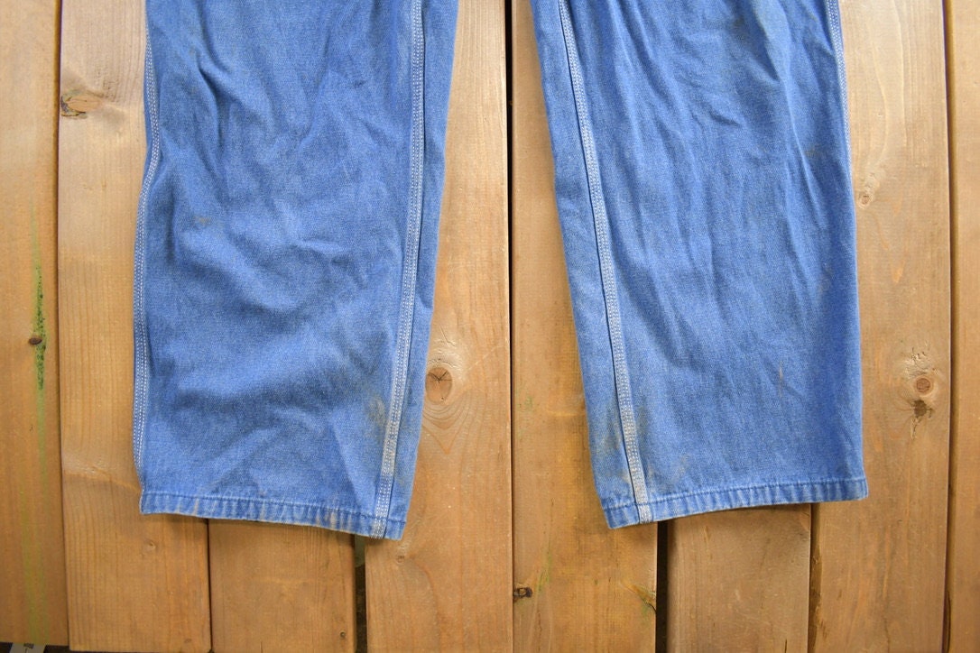 Vintage 1990s Liberty Denim Jean Overalls Size 46x30