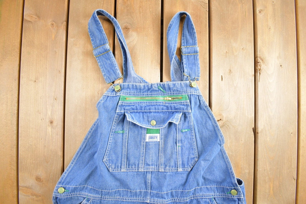 Vintage 1990s Liberty Denim Jean Overalls Size 46x30