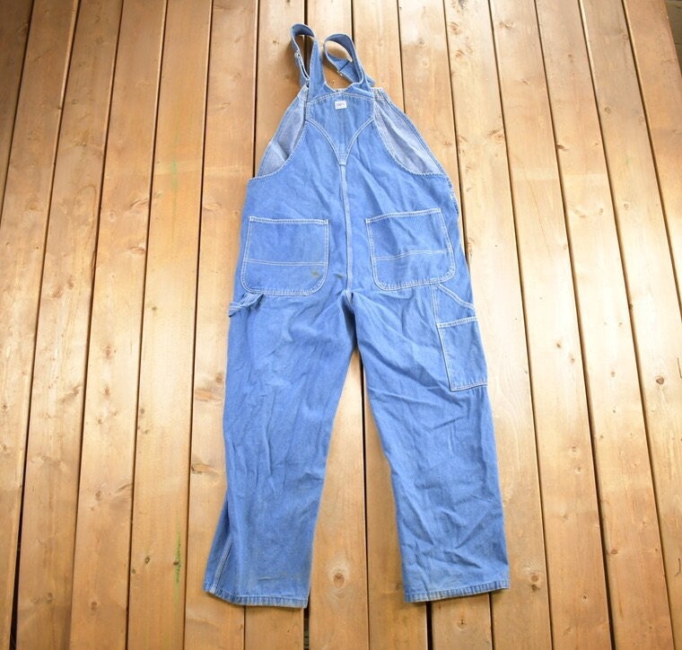 Vintage 1990s Liberty Denim Jean Overalls Size 46x30