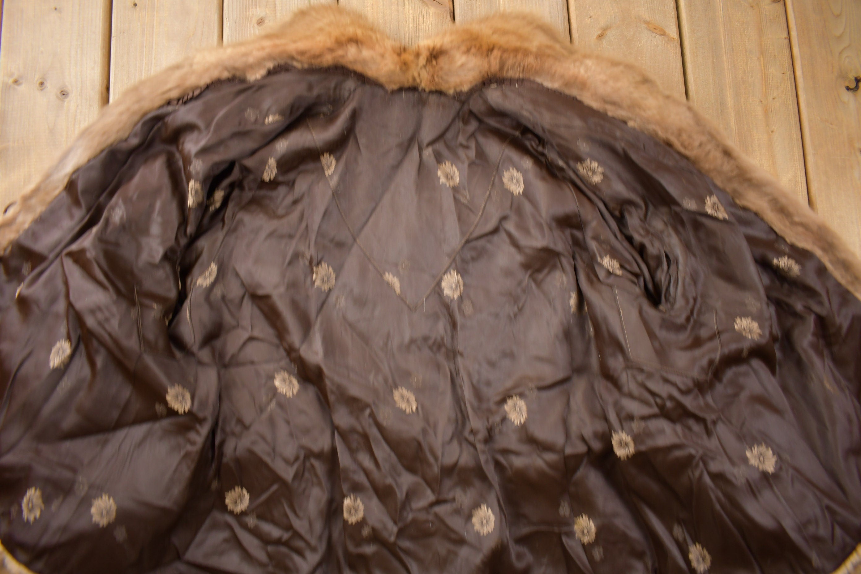 Vintage 1970s Brown Mink Fur Coat