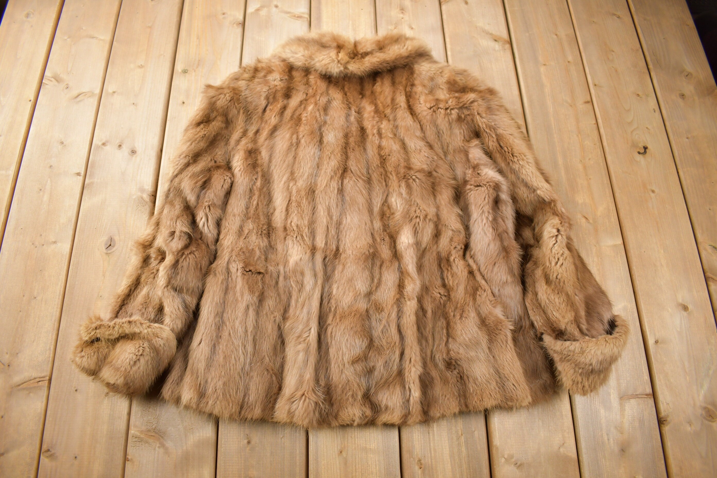 Vintage 1970s Brown Mink Fur Coat