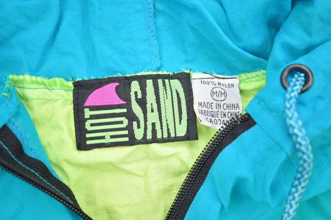 Vintage 1980s Hot Sand Windbreaker Jacket