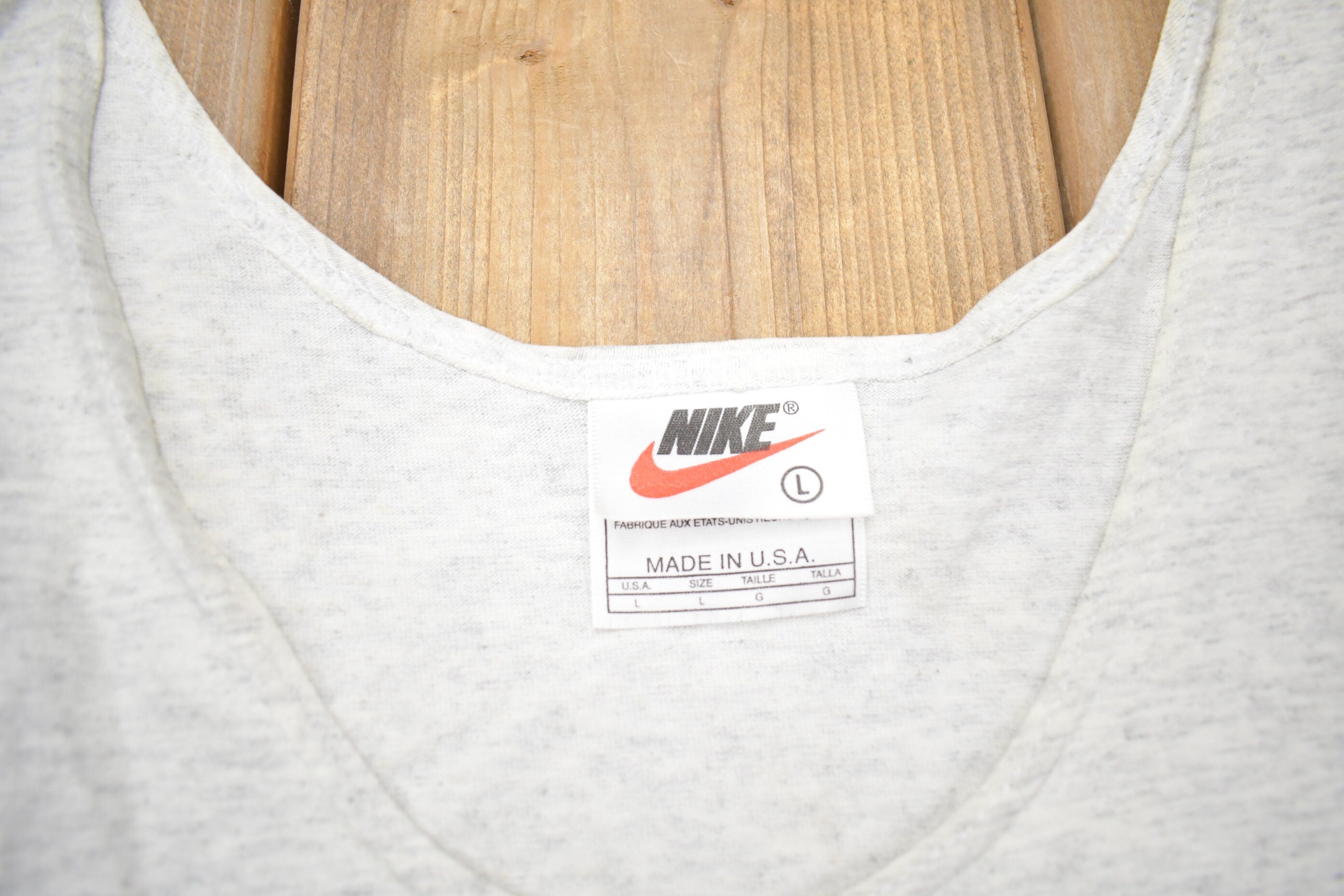Vintage 1990s Nike Big Swoosh Tank Top