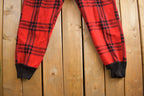 Vintage 1960s JC Higgins Buffalo Plaid Wool Pants Size 38x30