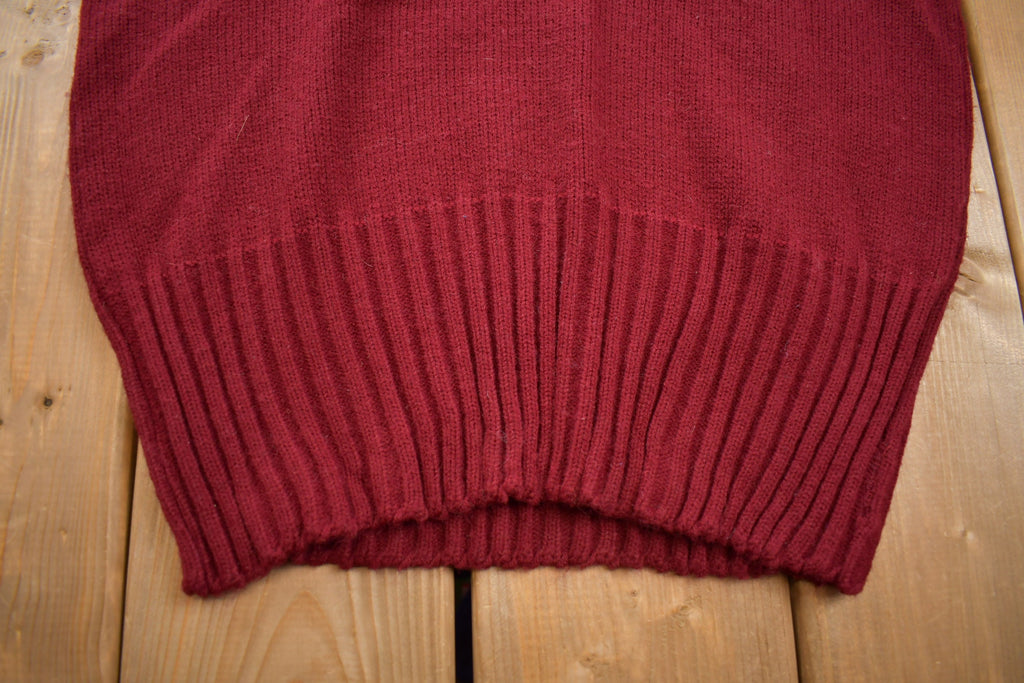 Vintage 1970s Lakers Football Knitted V-Neck Sweater