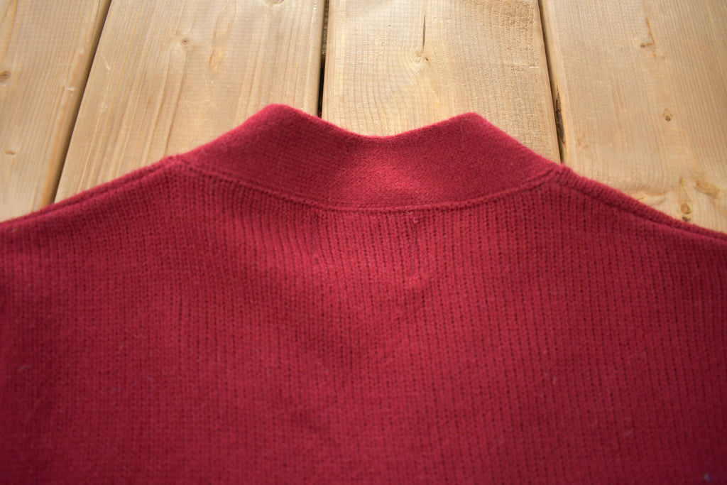 Vintage 1970s Lakers Football Knitted V-Neck Sweater