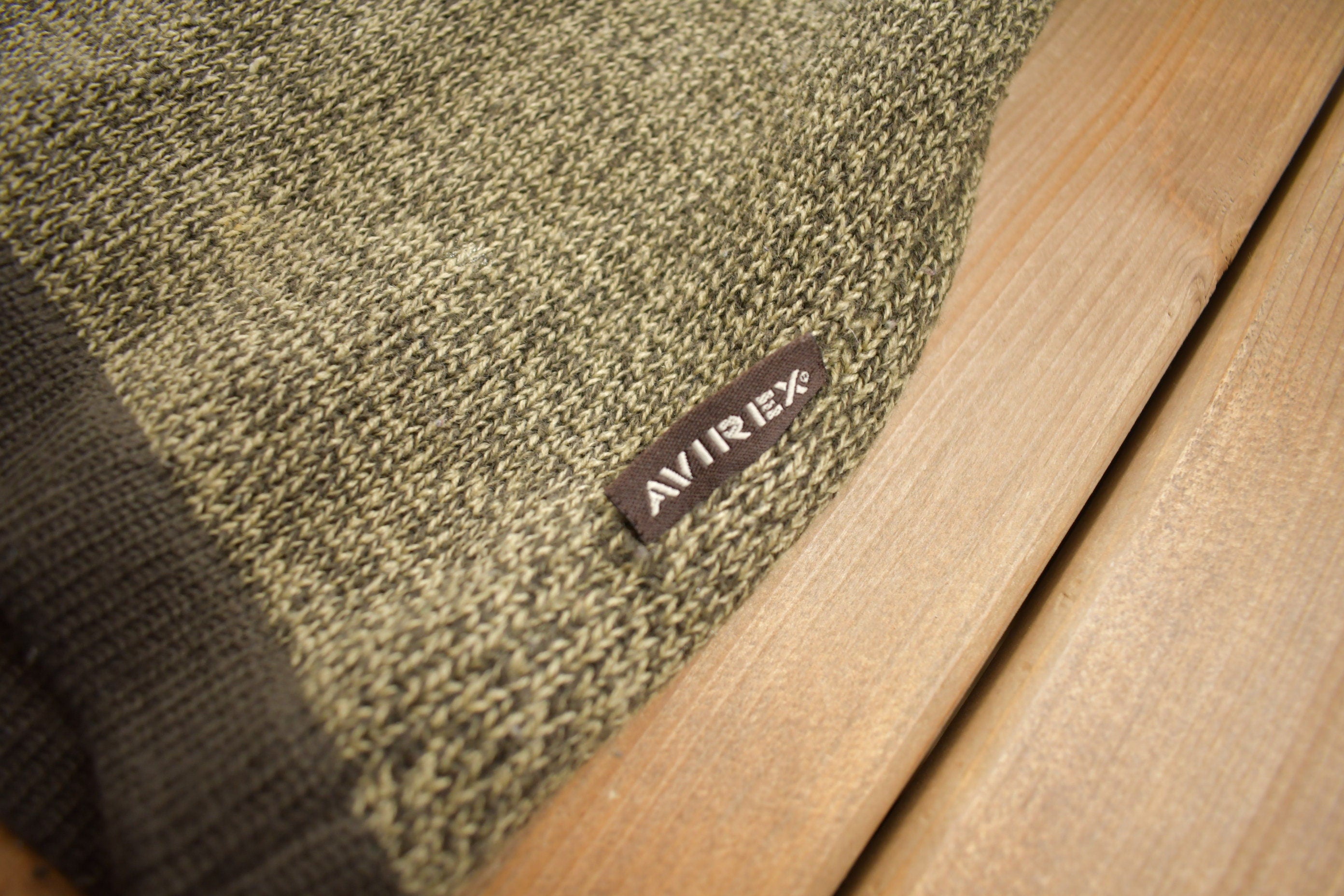 Vintage 1990s Avirex Logo Knit Sweater