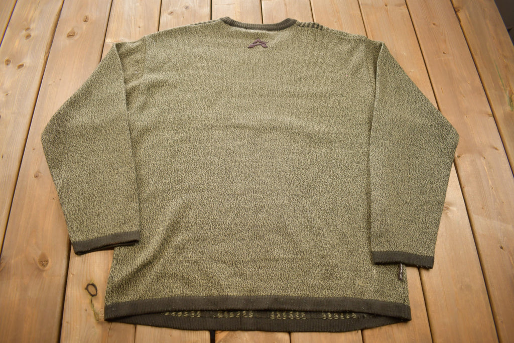 Vintage 1990s Avirex Logo Knit Sweater