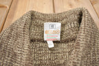 Vintage 1970s Cowboy Suede Cardigan Sweater