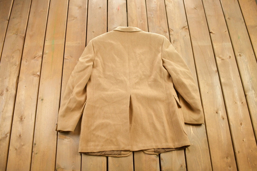 Vintage 1970s 100% Camel Hair Blazer