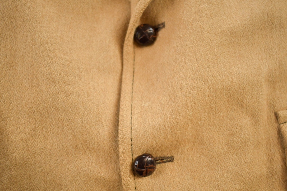 Vintage 1970s 100% Camel Hair Blazer