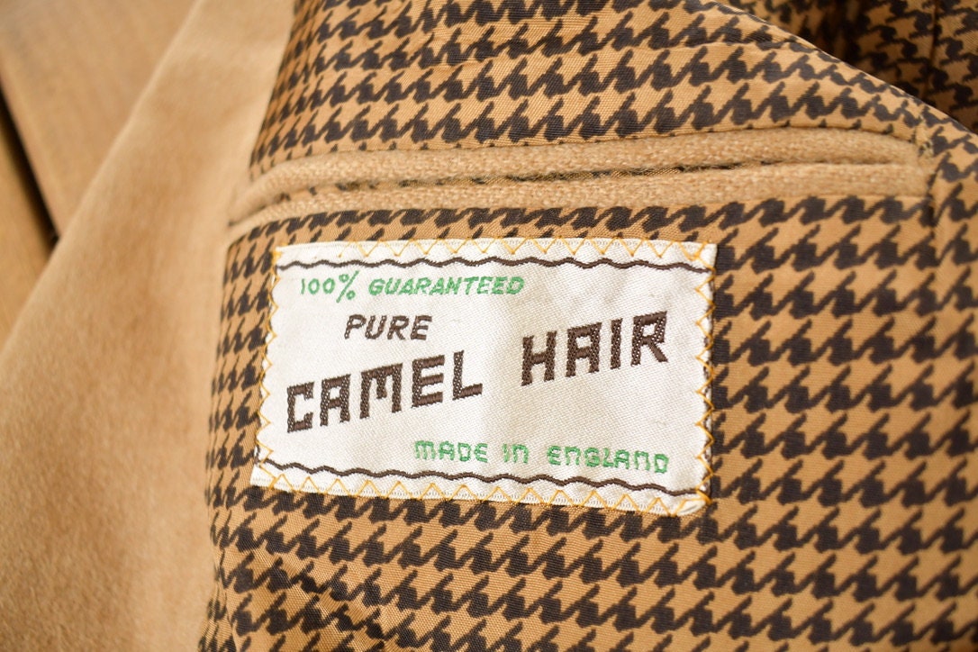 Vintage 1970s 100% Camel Hair Blazer