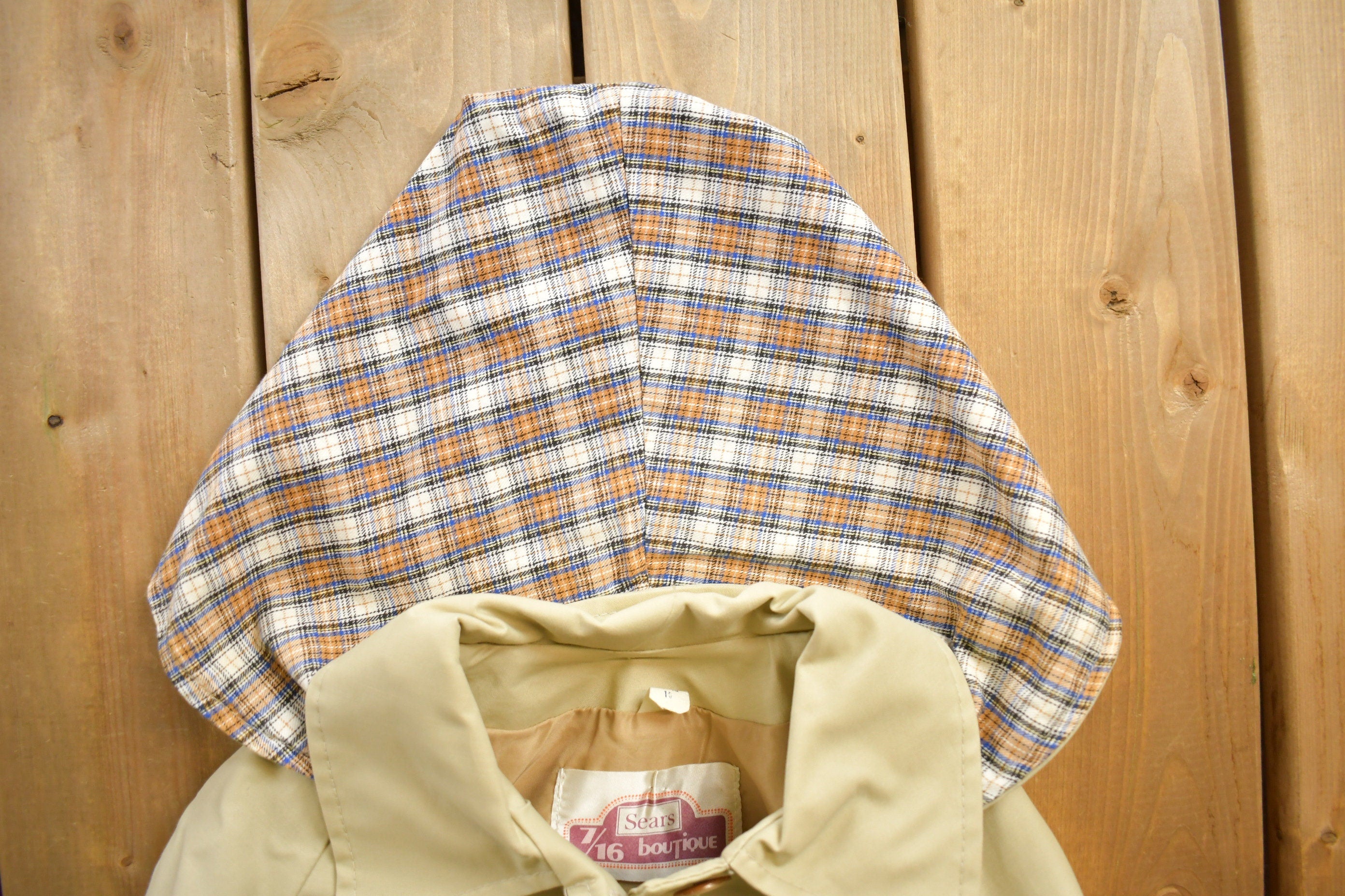Vintage 1970s Sears Boutique Overcoat