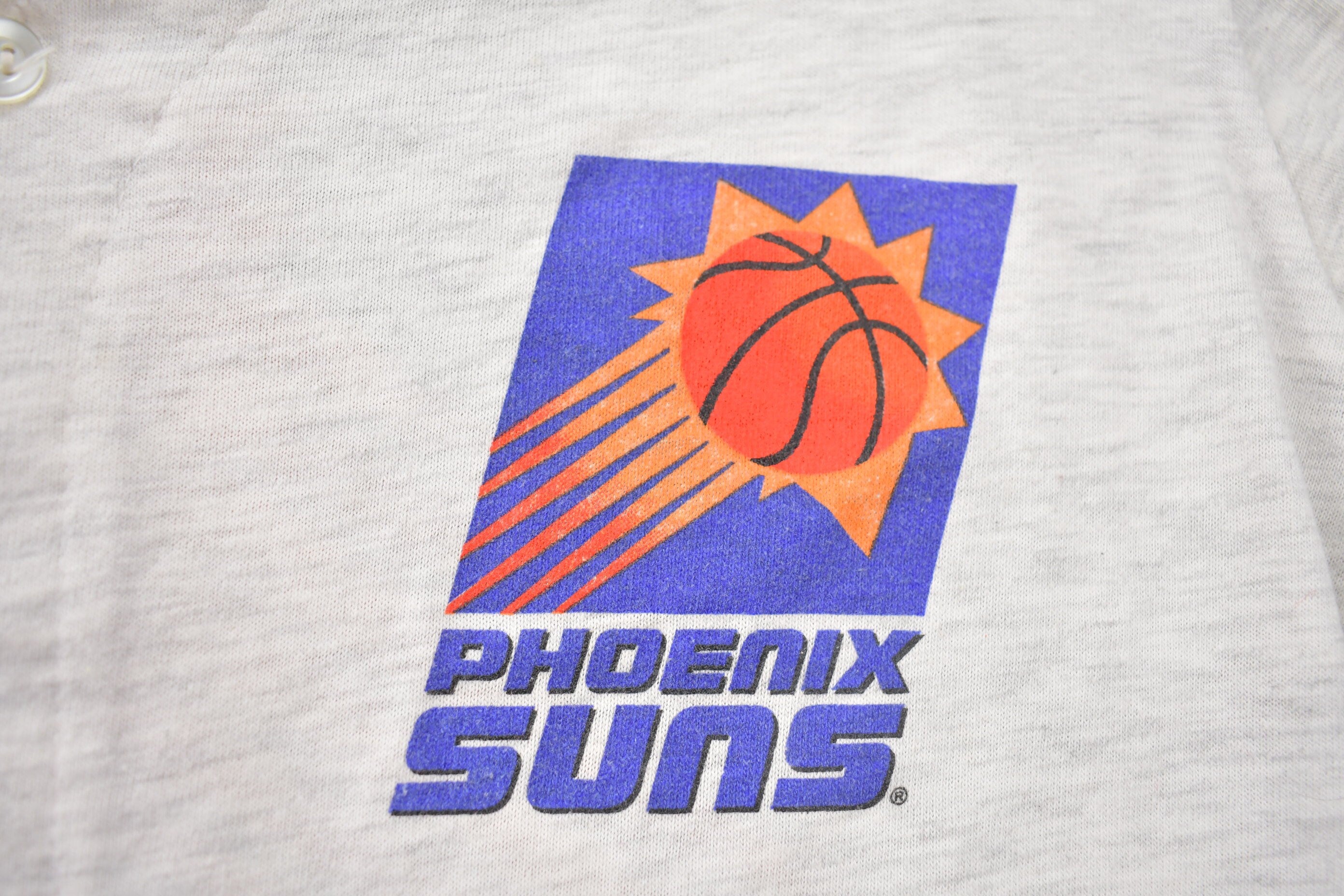 Vintage 1990s Phoenix Suns NBA Graphic Button Up T-Shirt