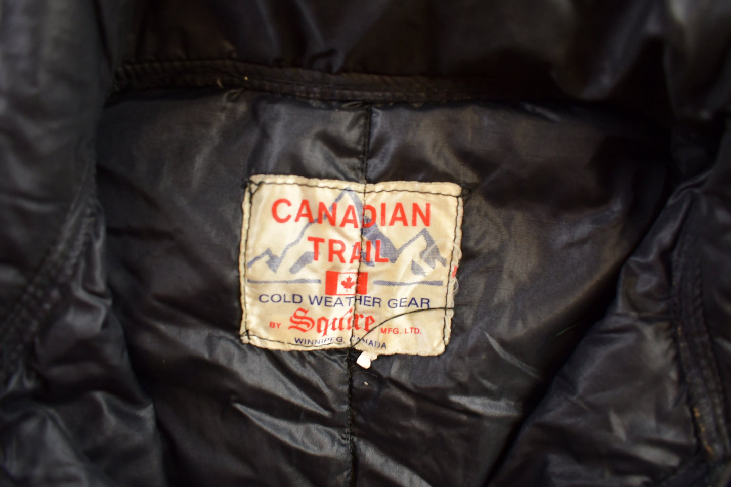 Vintage 1980s Canadian Trail Puffer Jacket / Goose Down Fill / Vintage Bubble Jacket / Winter / Streetwear