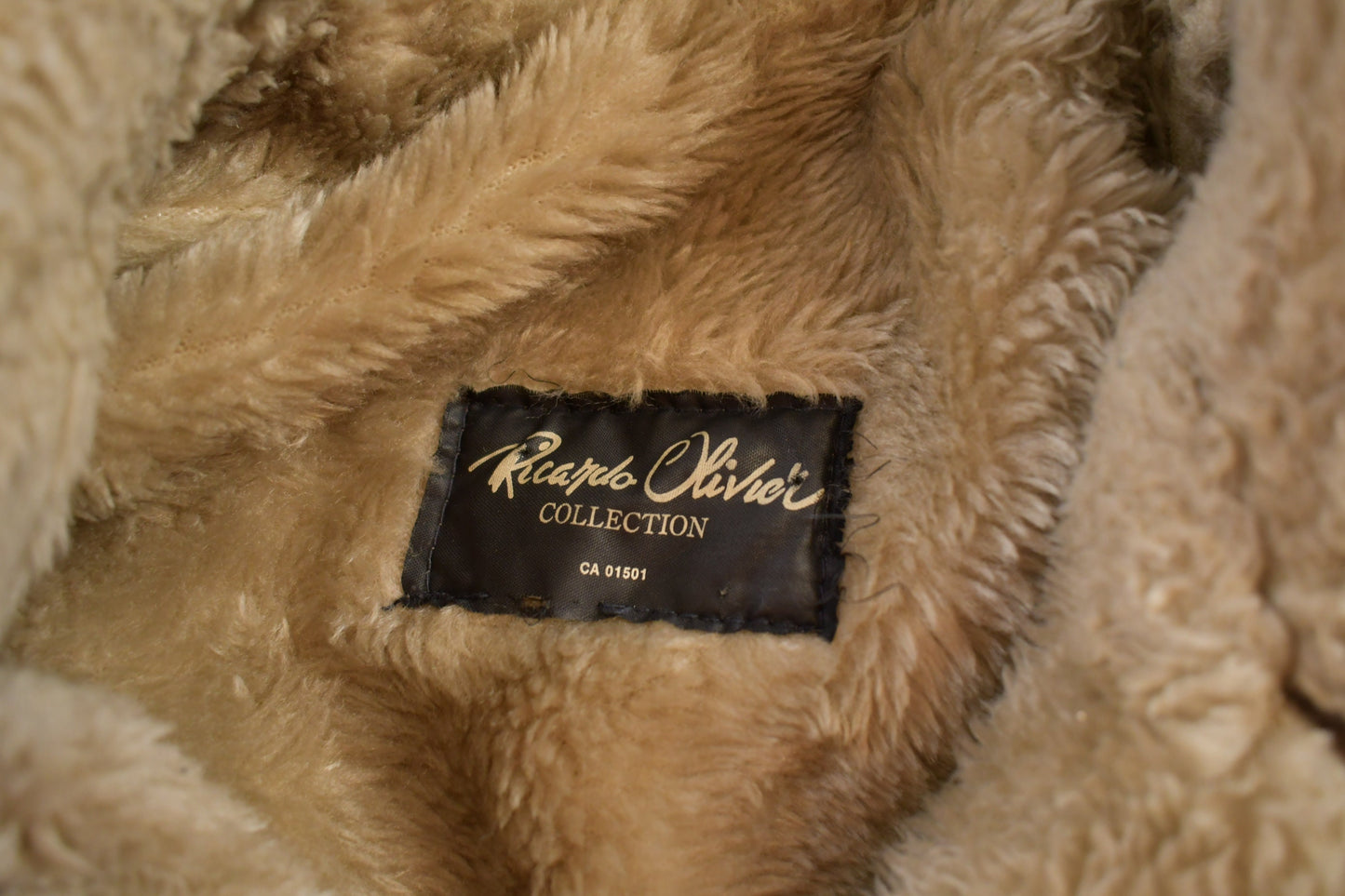 Vintage 1980s Ricardo Oliver Fur Coat / Winter Outerwear / Streetwear / Full Length / Lambskin / True Vintage